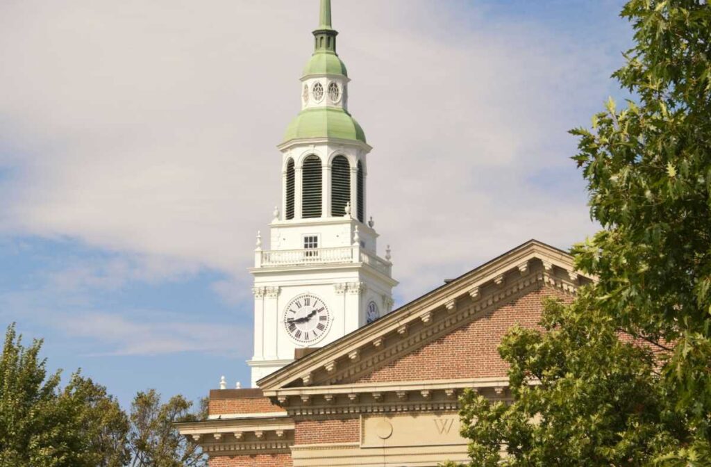 Dartmouth College offers free tuition to all admitted students who qualify for need-based financial aid