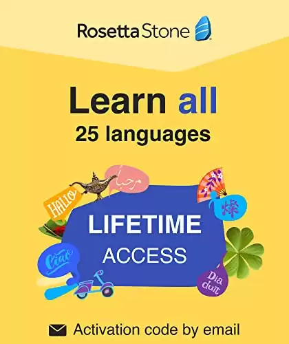 Rosetta Stone Unlimited Languages Lifetime Subscription